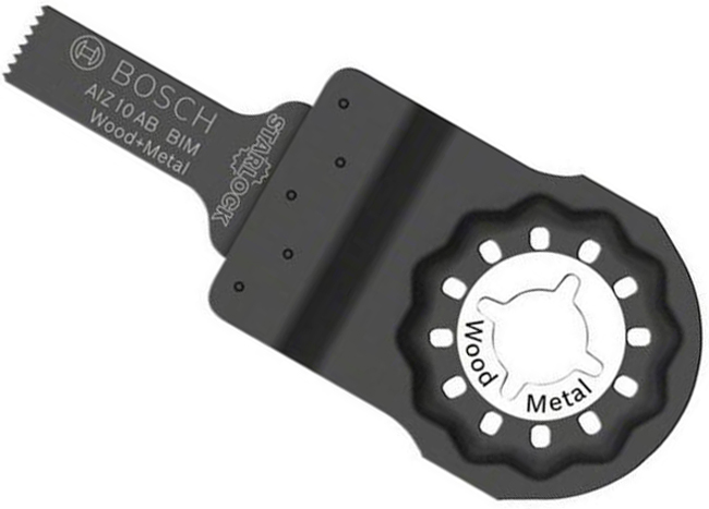 Занурювальне пильне полотно Bosch Starlock BIM AIZ 10 AB Wood and Metal