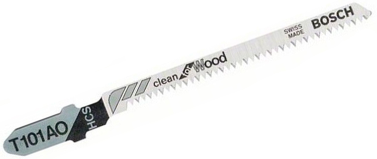 Пильні полотна для лобзика Bosch T 101 AО Clean for Wood (2608630559) 3 шт