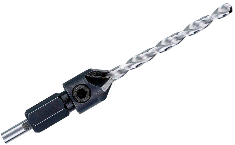 Зенкер конічний №12 з напрямним свердлом DeWalt