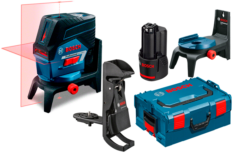 Комбінований лазер Bosch GCL 2-50 C Professional L-Boxx