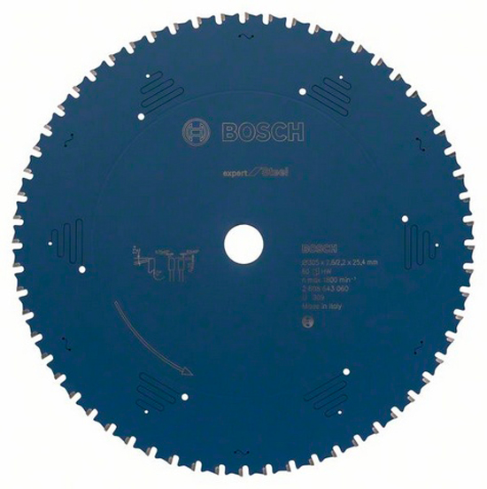 Пильний диск Bosch Expert for Steel, 305x25,4x2,6 мм, 60