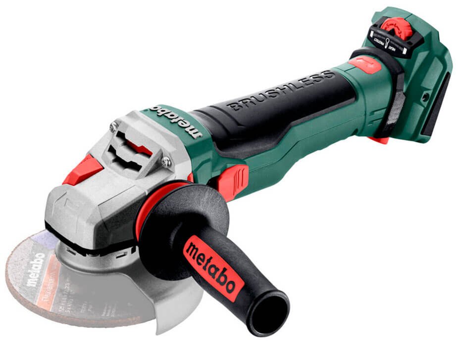Акумуляторна кутова шліфмашина Metabo WVB 18 LTX BL 15-125 Quick, без акб і з/п