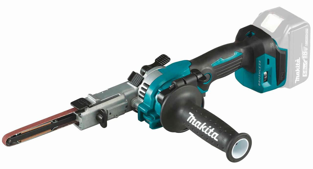 Акумуляторна стрічкова шліфувальна машина Makita DBS180Z без акб