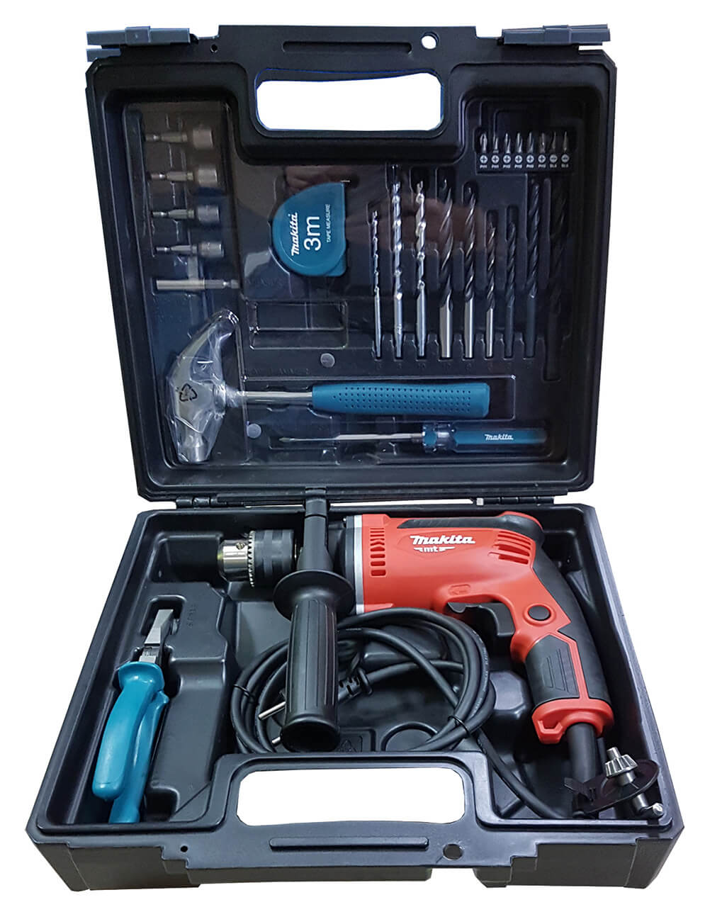 Ударний дриль Makita M8100KX2 у кейсі з аксесуарами