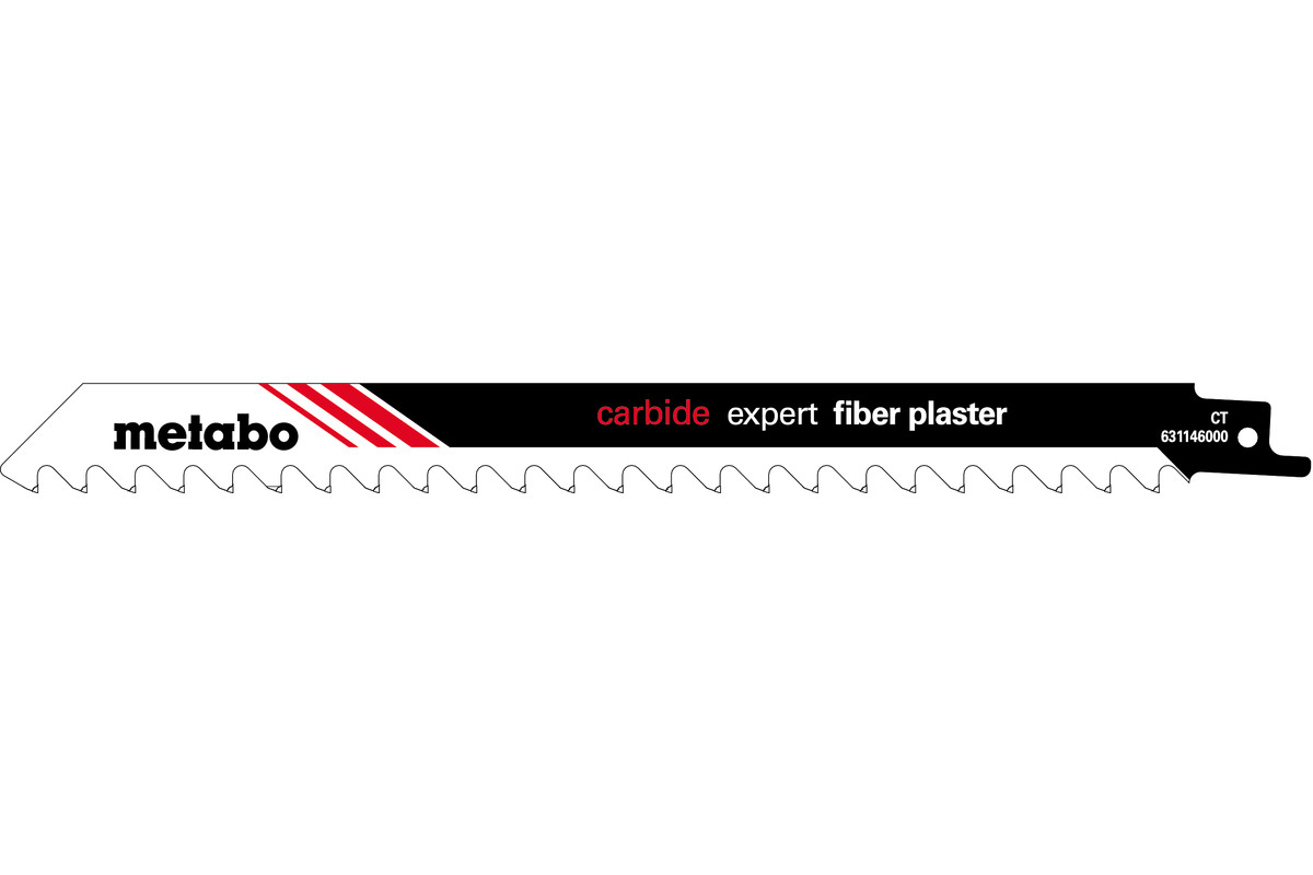Шабельне полотно Metabo Carbide Expert Fiber Plaster 300х1.5 мм