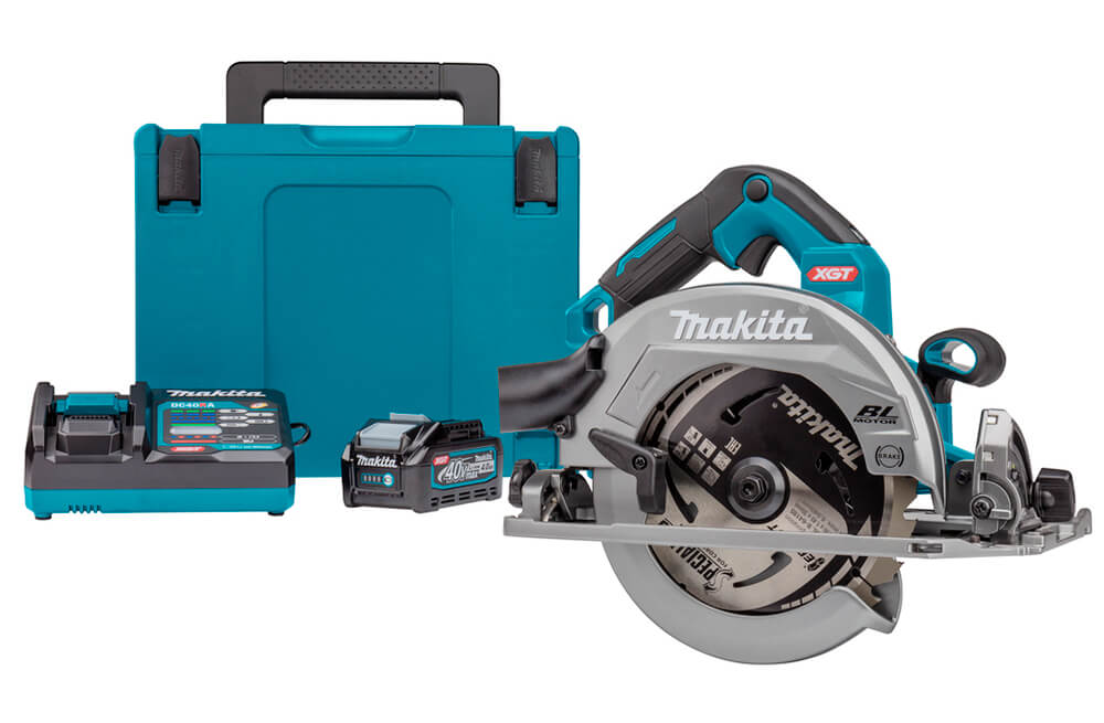 Акумуляторна дискова пилка Makita XGT 40 V MAX HS004GM202