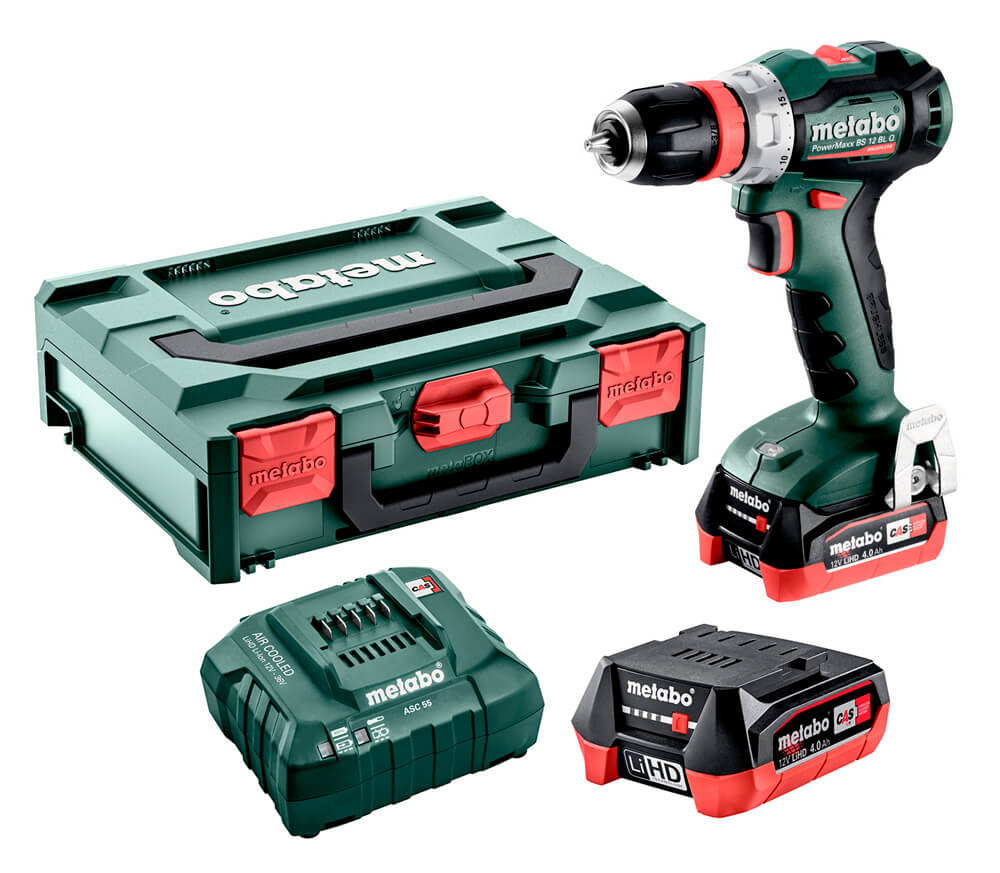 Аккумуляторная дрель-шуруповерт Metabo PowerMaxx BS 12 BL Q в metaBOX 118