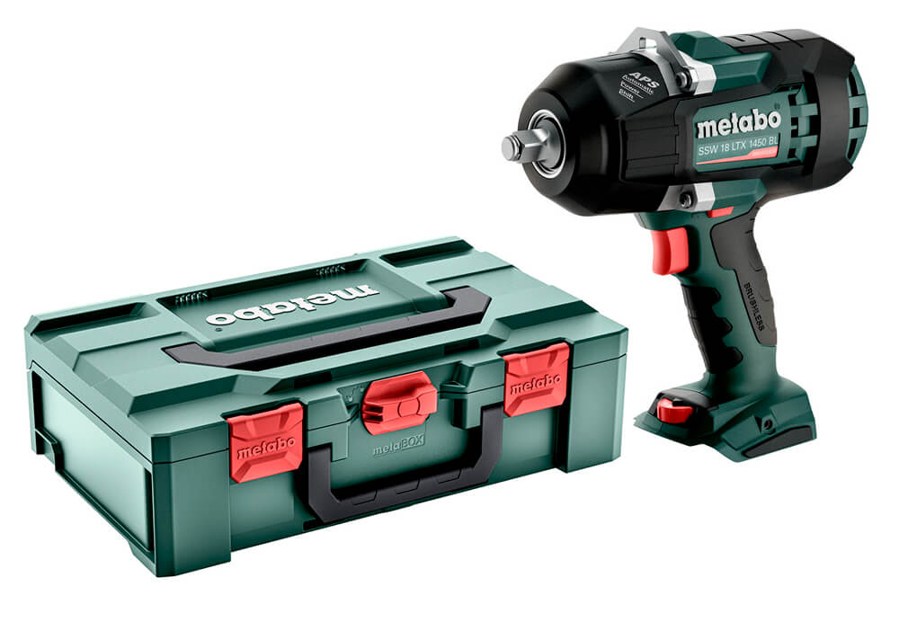 Аккумуляторный ударный гайковерт Metabo SSW 18 LTX 1450 BL без акб в metaBOX 145 L