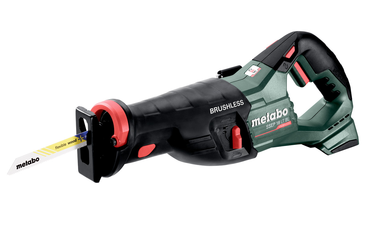 Акумуляторна шабельна пила Metabo SSEP 18 LT BL без акб і з/п