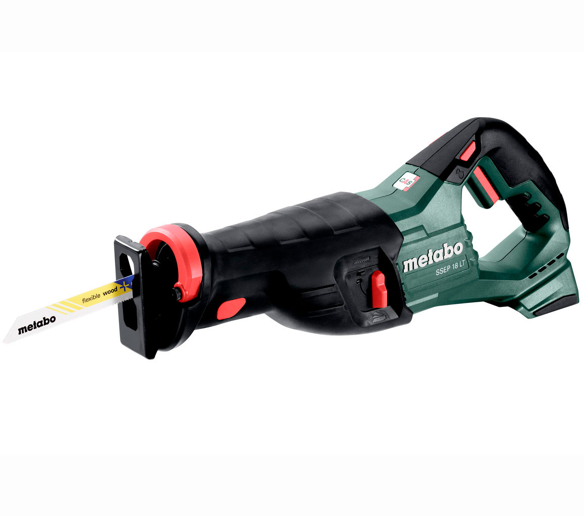 Акумуляторна шабельна пила Metabo SSEP 18 LT, без акб у картоні