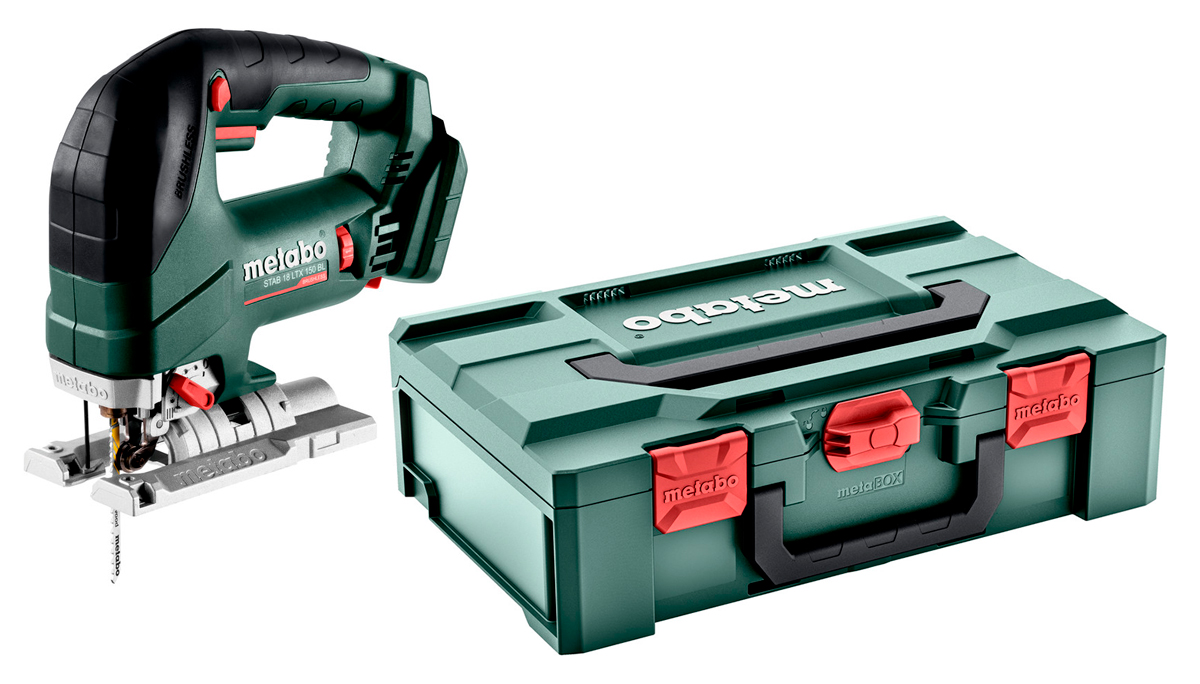 Аккумуляторный лобзик Metabo STAB 18 LTX 150 BL в кейсе metaBOX 145 L