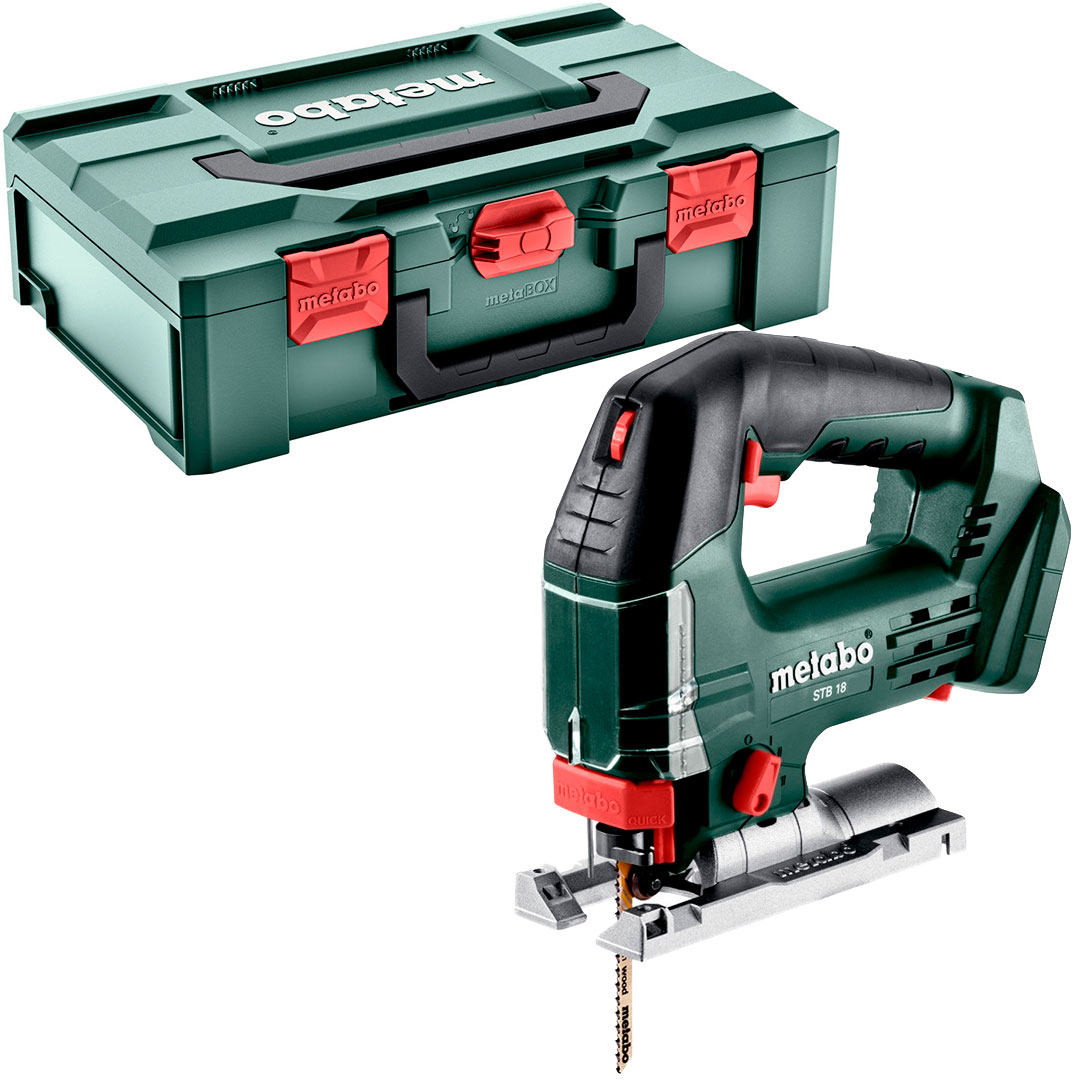 Аккумуляторный лобзик Metabo STB 18 L 130, без акб в Metabox 145 L