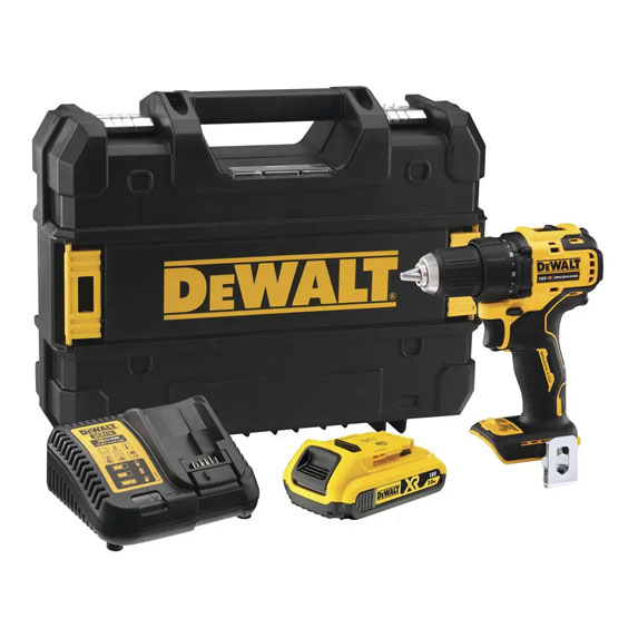 Дриль-шуруповерт акумуляторний DeWalt DCD708D2T акб 18 В 2 Ah, з/у, кейс TSTAK