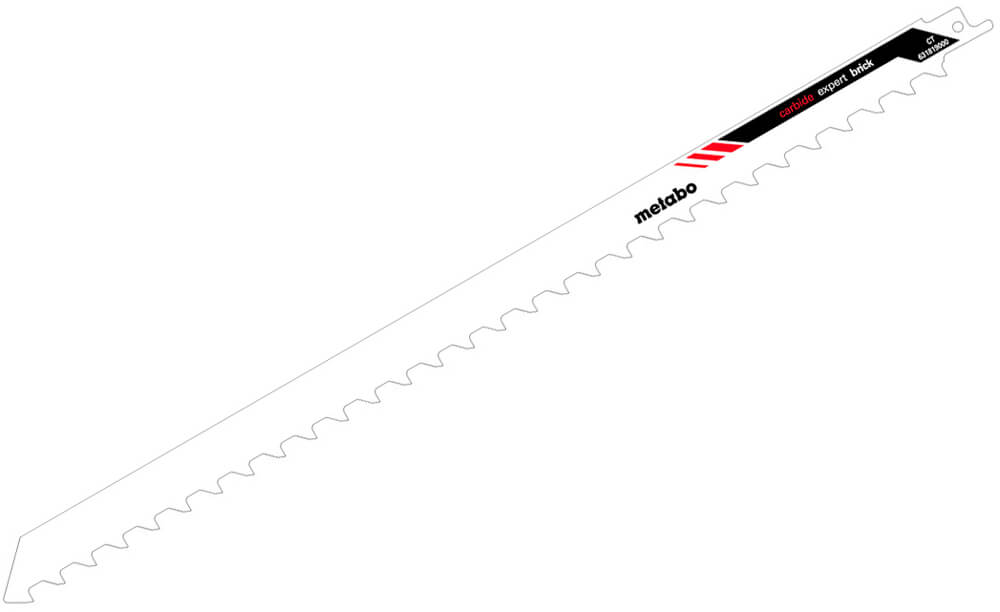 Пильное полотно по пористому бетону Metabo Expert fiber plaster, 400x1,5 мм, 2 TPI, 1 шт