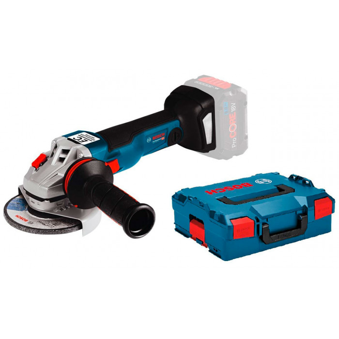 Акумуляторна кутова шліфмашина Bosch GWS 18V-10 SC Professional у L-Boxx 136, без акб
