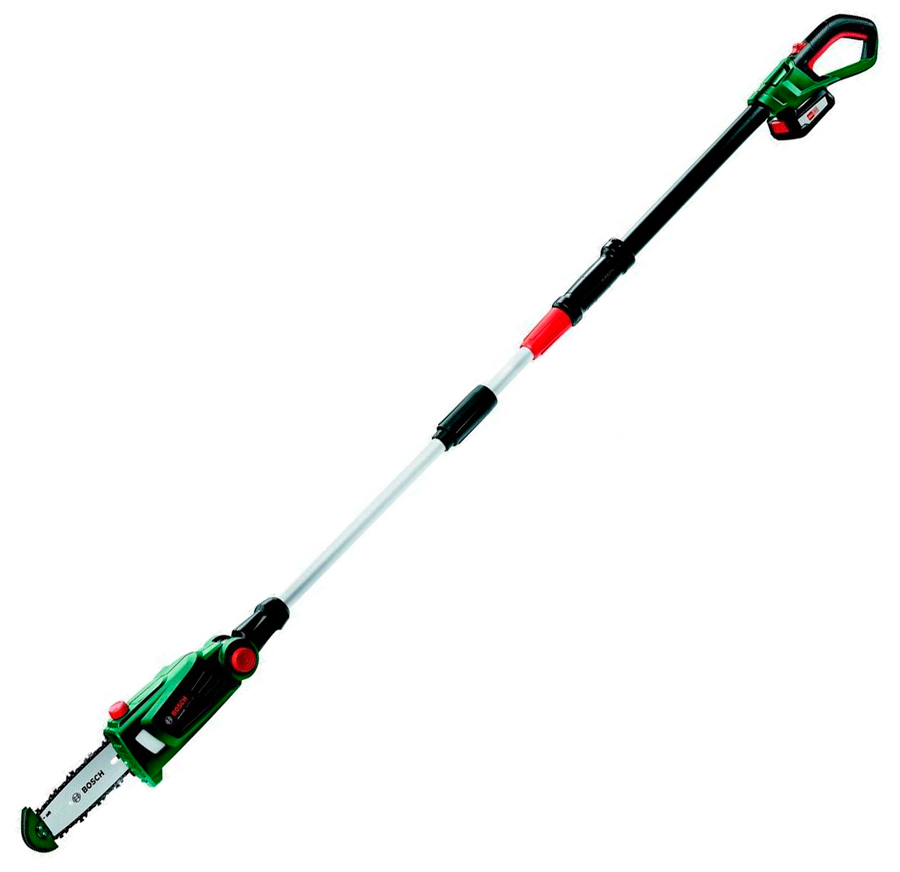 Акумуляторний телескопічний висоторіз Bosch UniversalChainPole 18, 1 акб PBA 18 V 2,5 Ah, з/п AL 18V-20