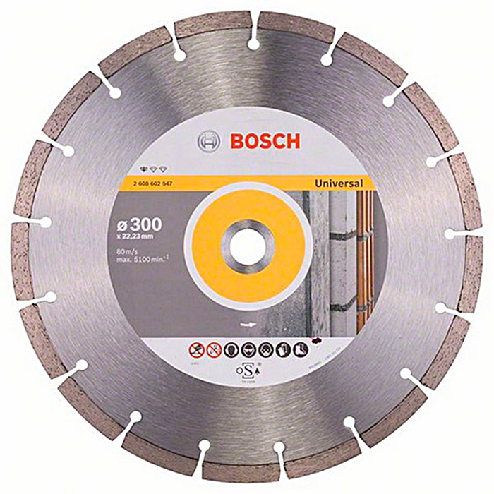 Алмазний відрізний круг Bosch Standard for Universal, 300-22,23 мм