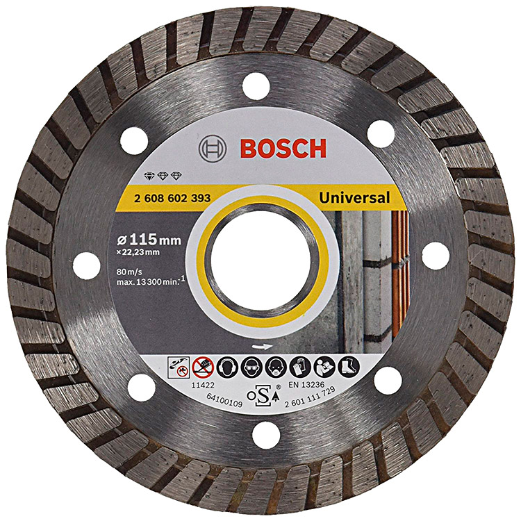 Алмазний відрізний круг Bosch Standard for Universal Turbo, 115-22,23 мм