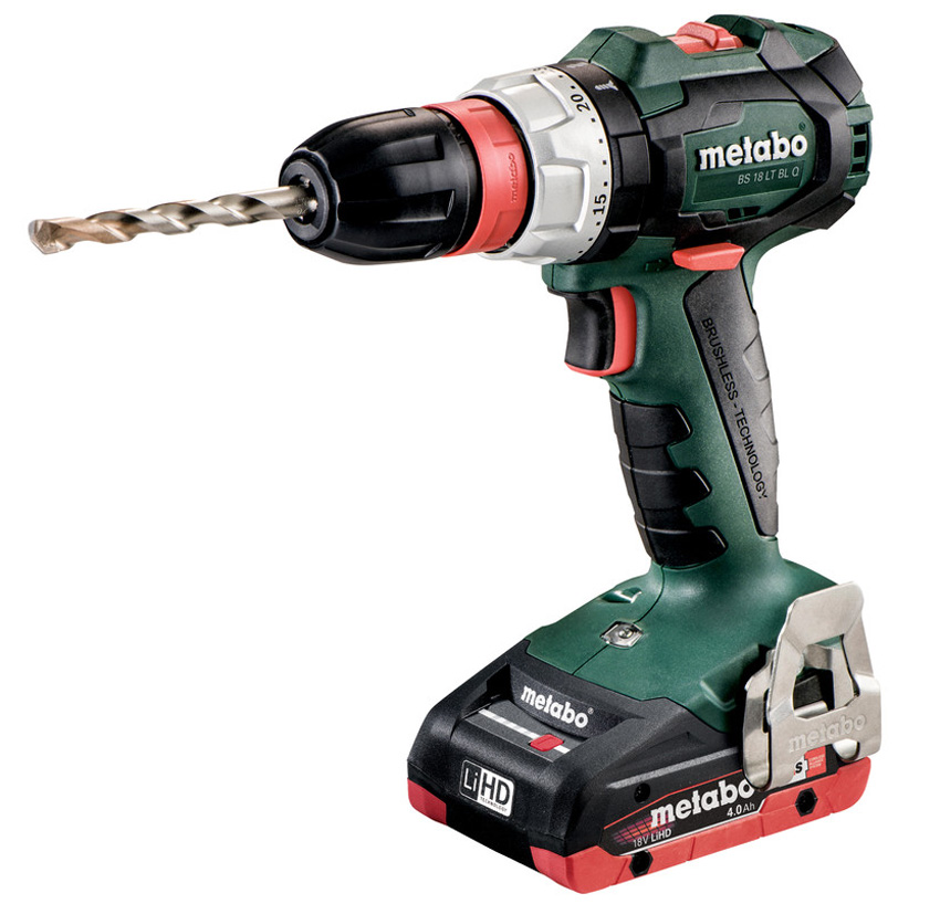 Акумуляторний дриль-шурупокрут Metabo BS 18 LT BL Q, 2x5.5 Ah LiHD, ASC 145, MetaBox