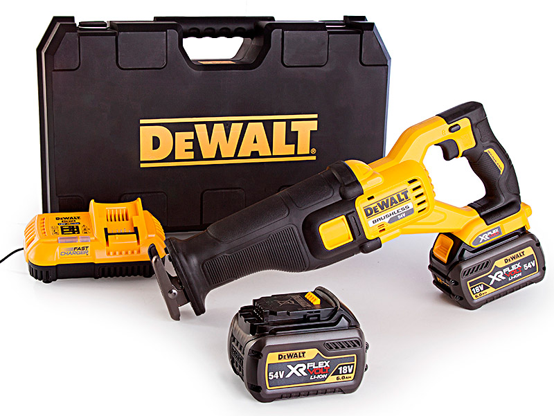Шабельна пила акумуляторна XR Flexvolt DeWalt DCS388T2