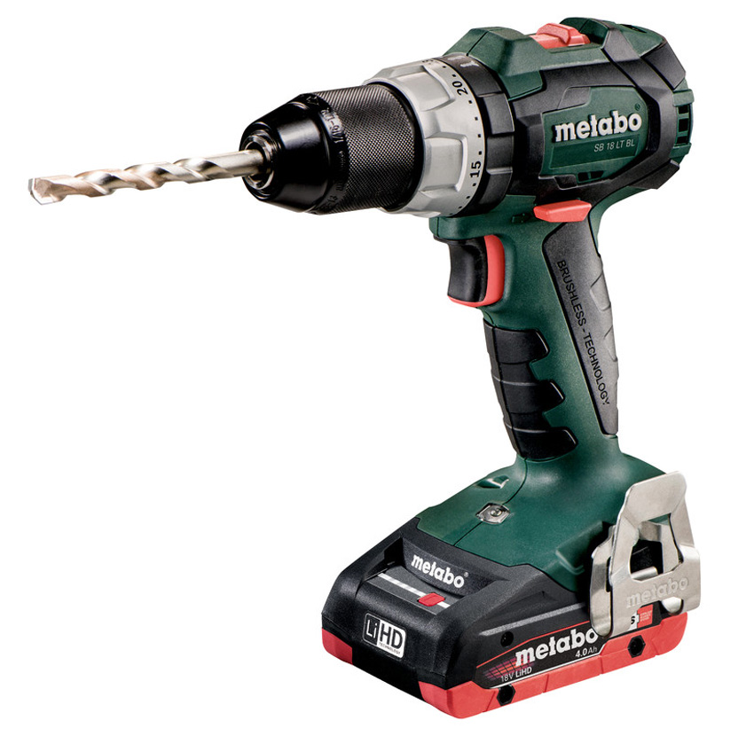 Акумуляторний ударний дриль-шурупокрут Metabo SB 18 LT BL LiHD, 2 акб 4 A