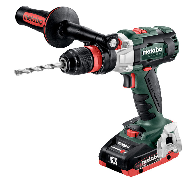 Акумуляторний ударний дриль-шурупокрут Metabo SB 18 LTX BL Q I LiHD, 2 акб 4 Ah