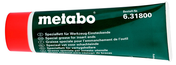 Специальная консистентная смазка Metabo для хвостовиков