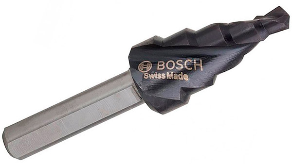Східчасте свердло Bosch HSS-AlTiN, 5 ступ., 4-12 мм, 6 мм