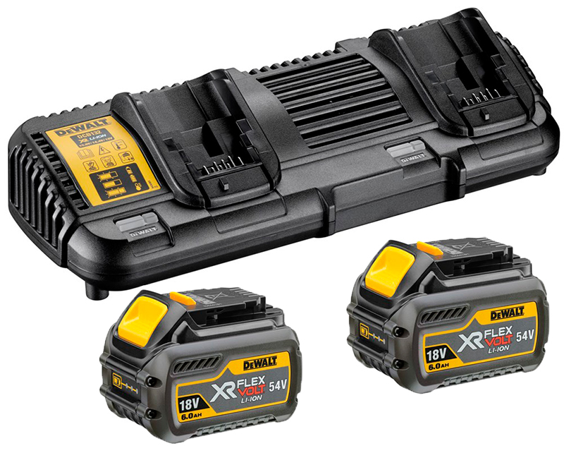 Зарядний пристрій + 2 акумулятора XR FlexVolt DeWalt DCB132T2