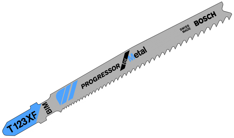 Пильне полотно Bosch BiM, T 123 XF, 1,2-2,6×100 мм, 2 шт