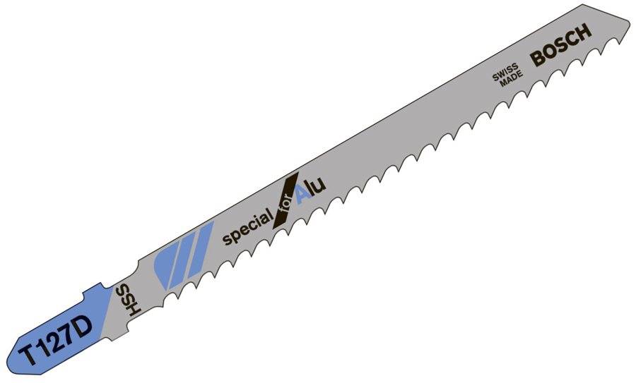 Пильне полотно HSS Bosch, T 127 D, 3×100 мм, 2 шт