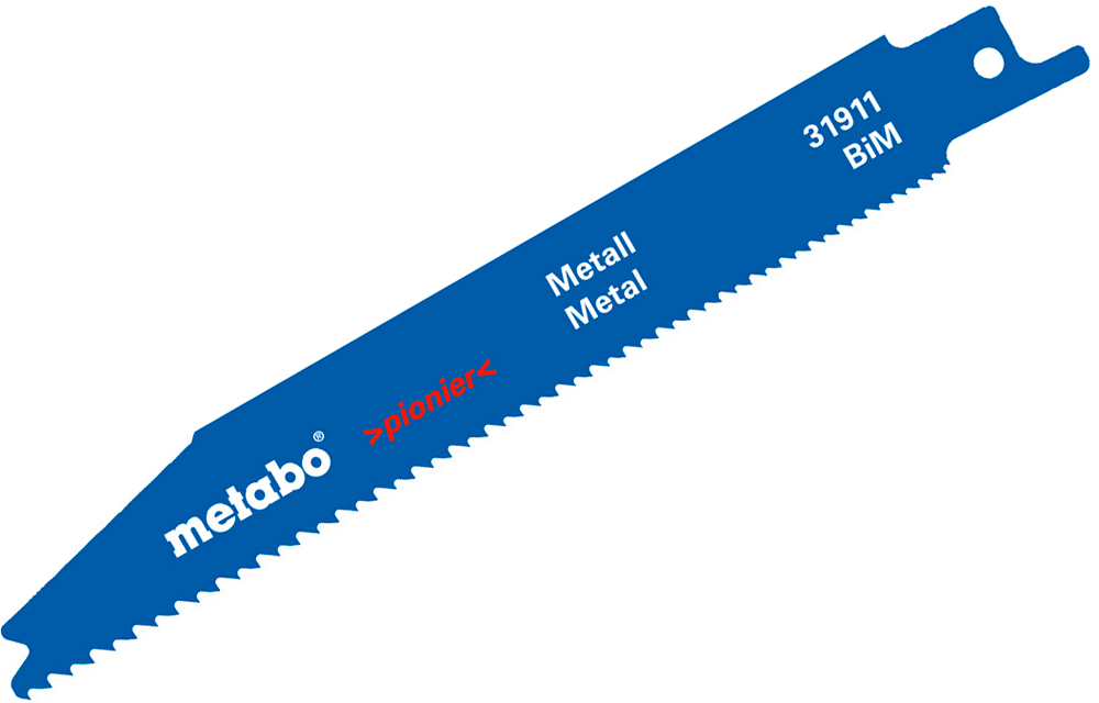 Пильное полотно по металлу Metabo Pionier, 150x0,9 мм, 2 шт