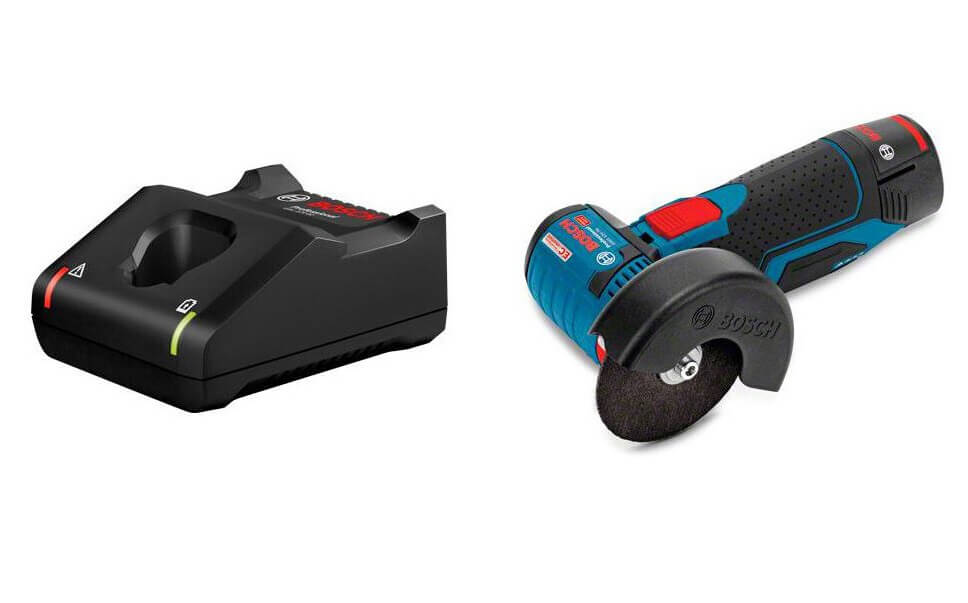 Болгарка акумуляторна Bosch Professional GWS 12V-76 з 1 акб GBA 12V 2.0Ah, з/п GAL 12V-40 у картонній коробці