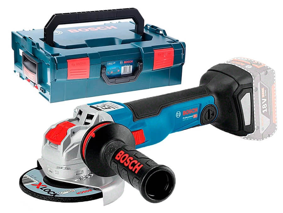 Болгарка акумуляторна Bosch Professional GWX 18V-10 C у L-Boxx 136 без акб і з/п