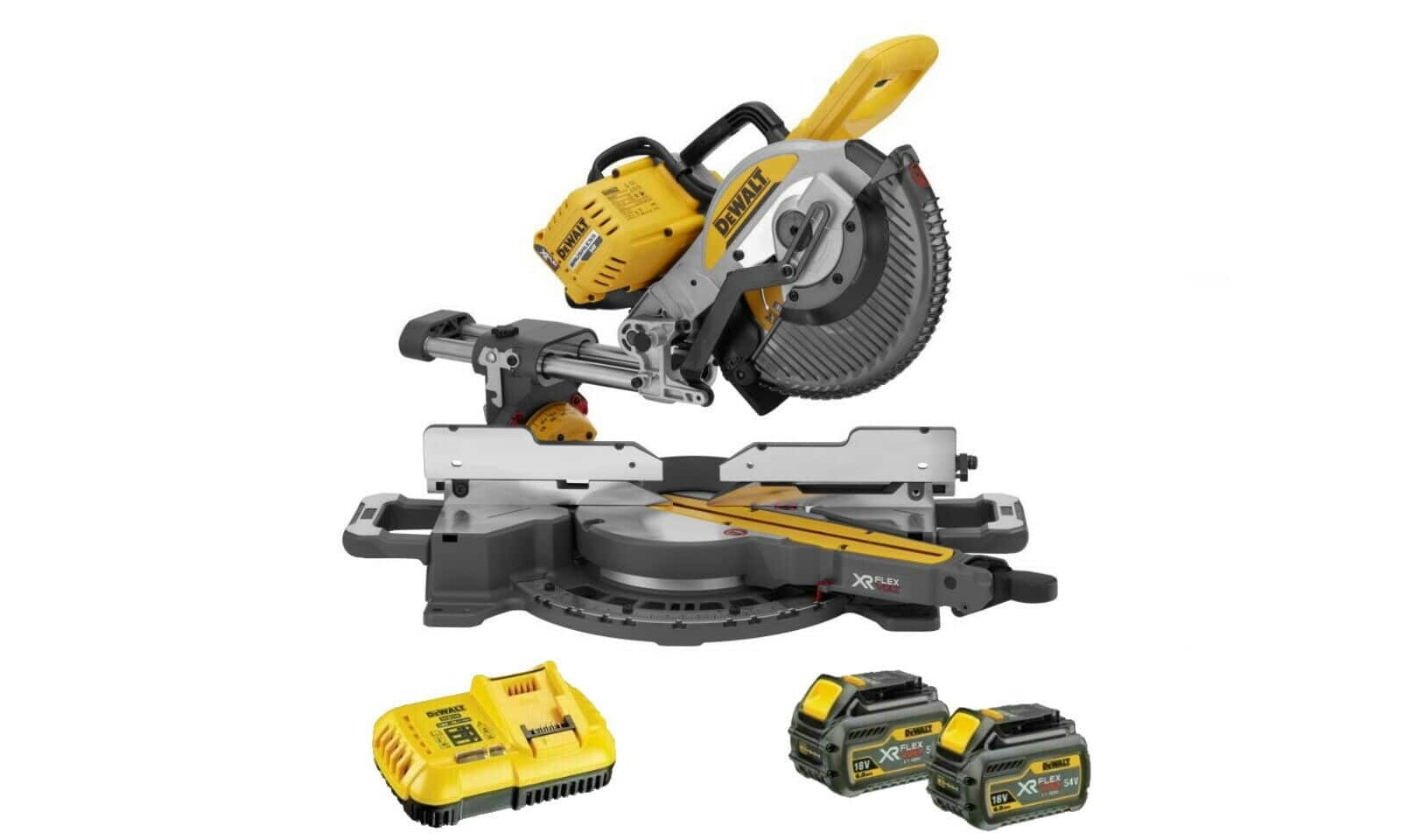 Пила торцювальна акумуляторна DeWalt DCS727T2, 2 акб 2 Аг та з/п