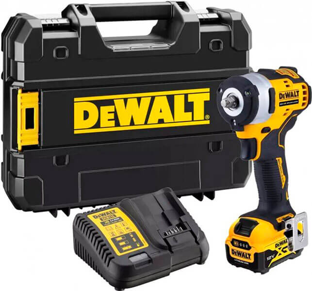 Акумуляторний ударний гайкокрут DeWALT DCF903P1, 1 акб 12 В Li-Ion XR на 5.0 Ah, з/п в кейсі TSTAK
