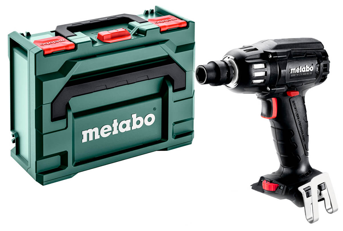 Аккумуляторный ударный гайковерт Metabo SSW 18 LTX 400 BL SE в MetaBOX 145, без акб