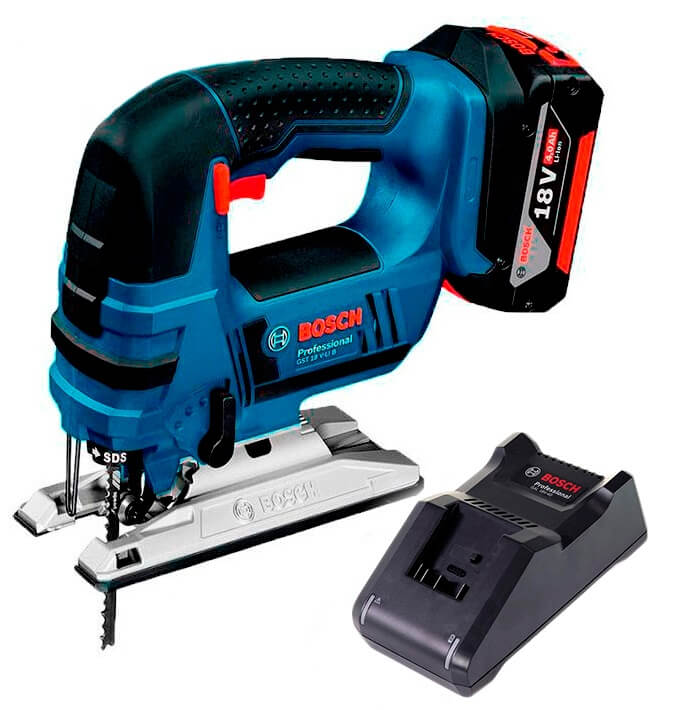 Лобзик акумуляторний Bosch Professional GST 18V-LI B з акб GBA 18V 4.0 Ah, з/п GAL 18V-40 в картоні