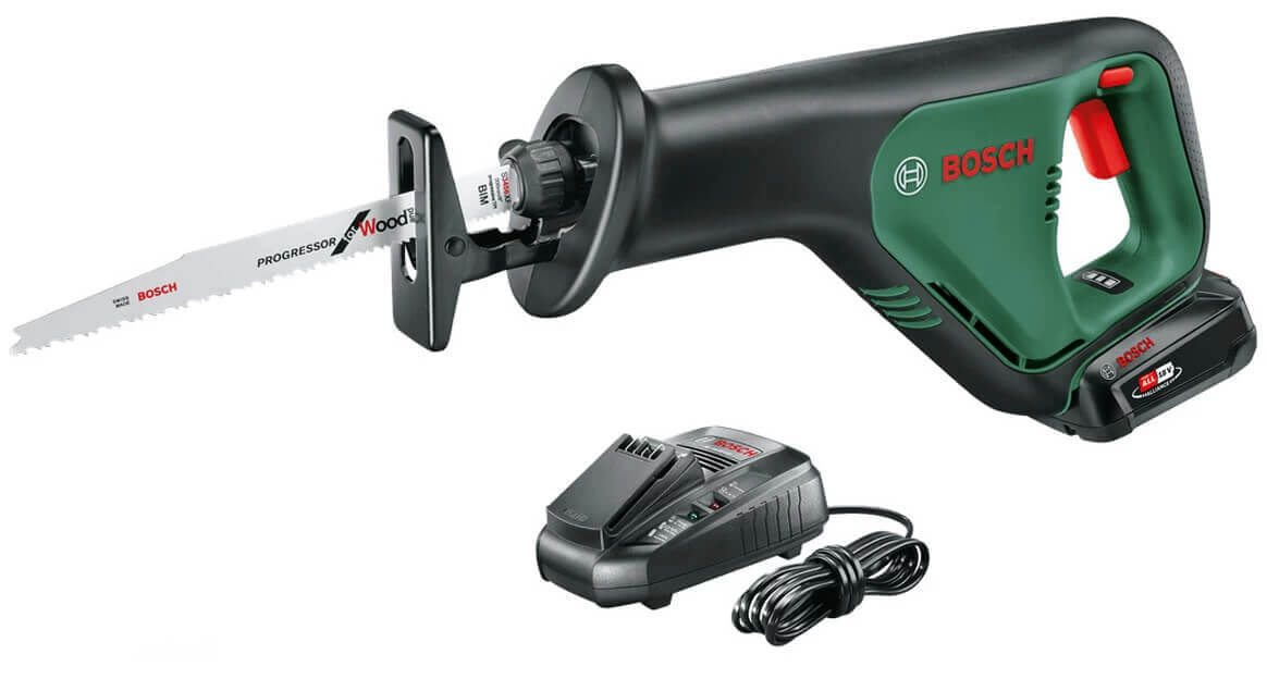 Акумуляторна шабельна пила Bosch AdvancedRecip 18 з акб PBA 18V 2.5Ah W-B і ЗП AL 1830 CV