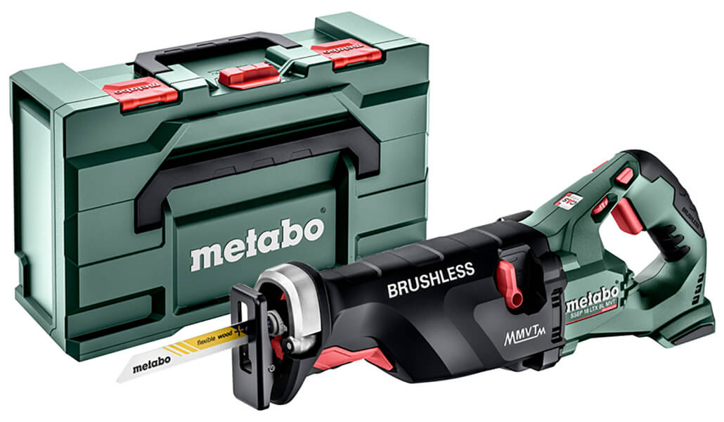 Аккумуляторная сабельная пила Metabo SSEP 18 LTX BL MVT без акб и з/у в MetaBox 165 L