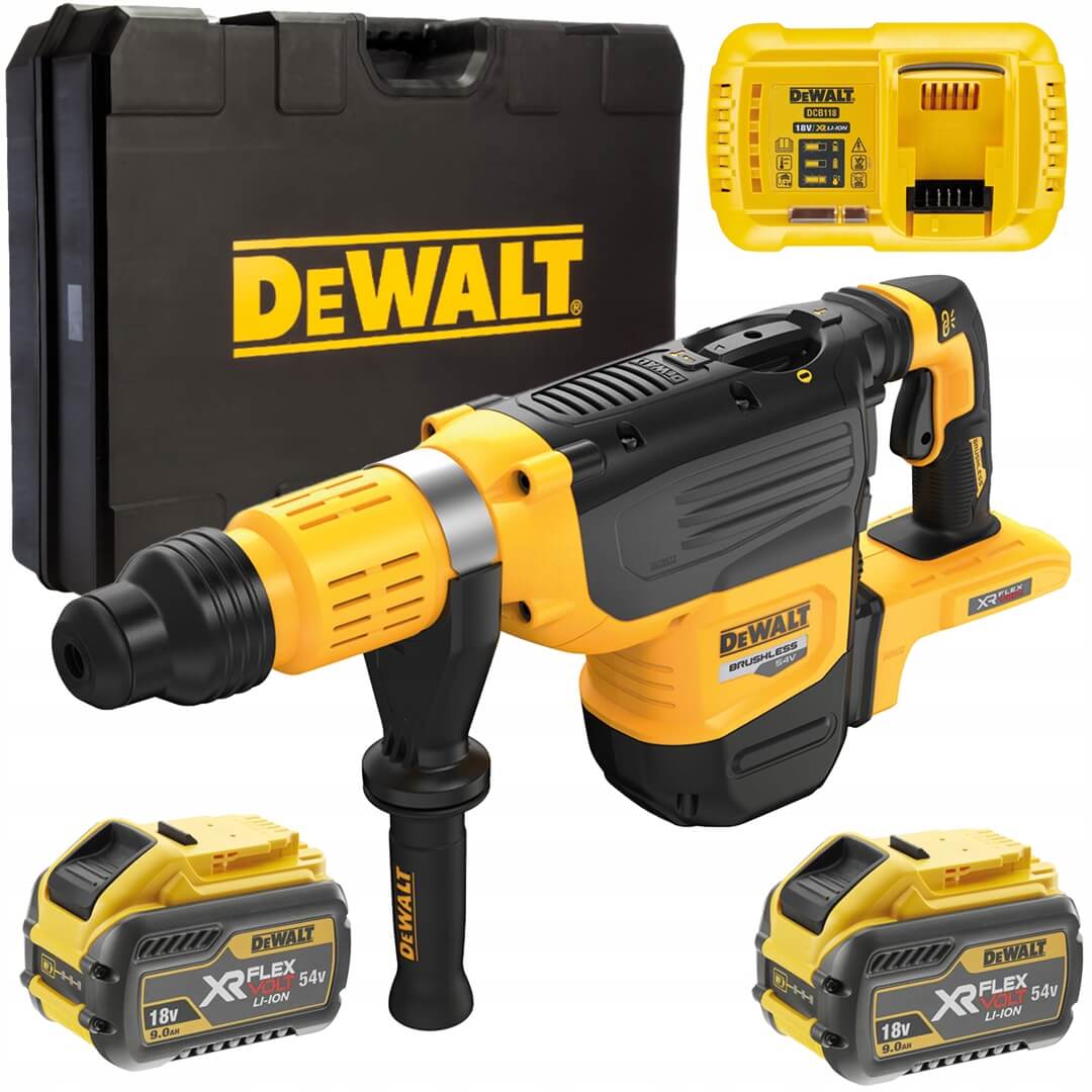 Перфоратор акумуляторний DeWalt DCH775X2 з 2 акб XR FlexVolt 54В 9 Ah, з/п в кейсі