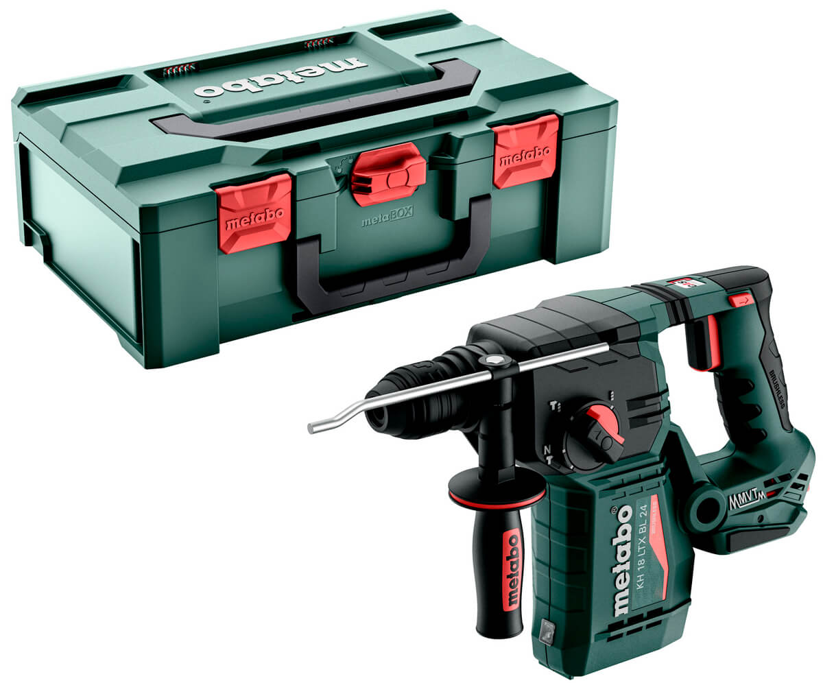 Аккумуляторный перфоратор Metabo KH 18 LTX BL 24 каркас в MetaBOX 165 L