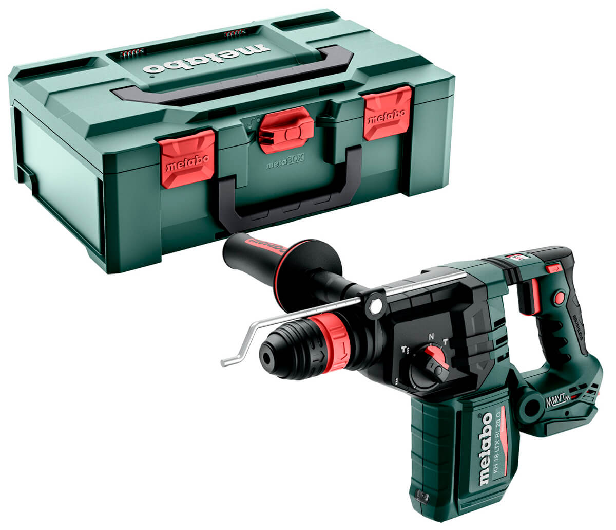 Аккумуляторный перфоратор Metabo KH 18 LTX BL 28 Q каркас в MetaBOX 165 L