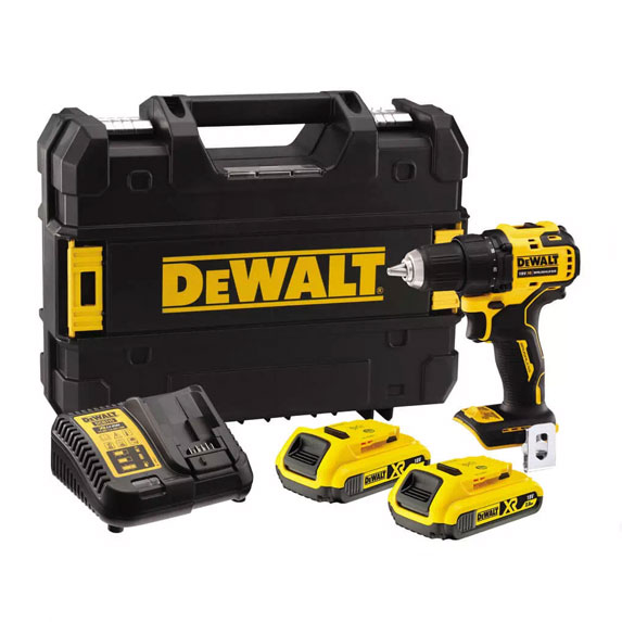 Дриль-шуруповерт акумуляторний безщітковий DeWalt DCD708D2T, 2 акб 2 Ah, з/п, в кейсі