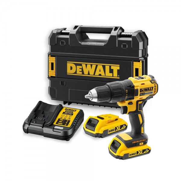Дриль-шуруповерт акумуляторний безщітковий DeWalt DCD777D2T, 2 акб 2 Ah, з/п, в кейсі