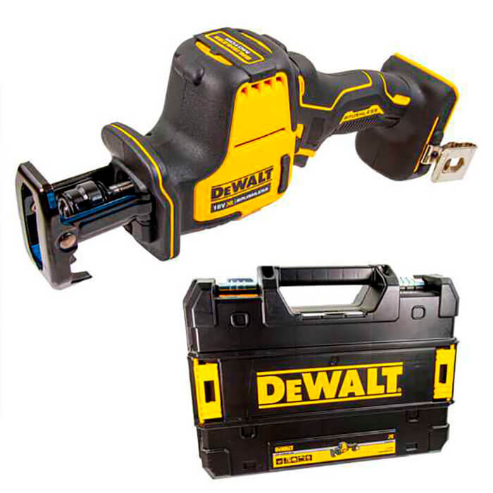 Акумуляторна шабельна пила Dewalt DCS369NT в кейсі, без акб і з/п