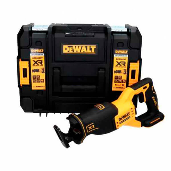 Акумуляторна шабельна пила Dewalt DCS382NT в кейсі, без акб і з/п