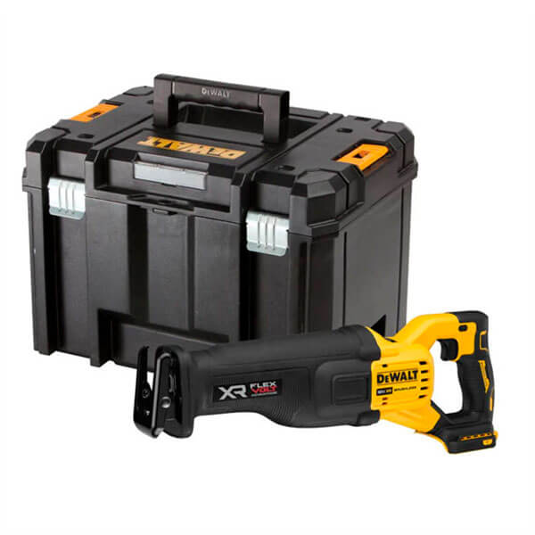 Акумуляторна шабельна пила Dewalt DCS386NT в кейсі, без акб і з/п