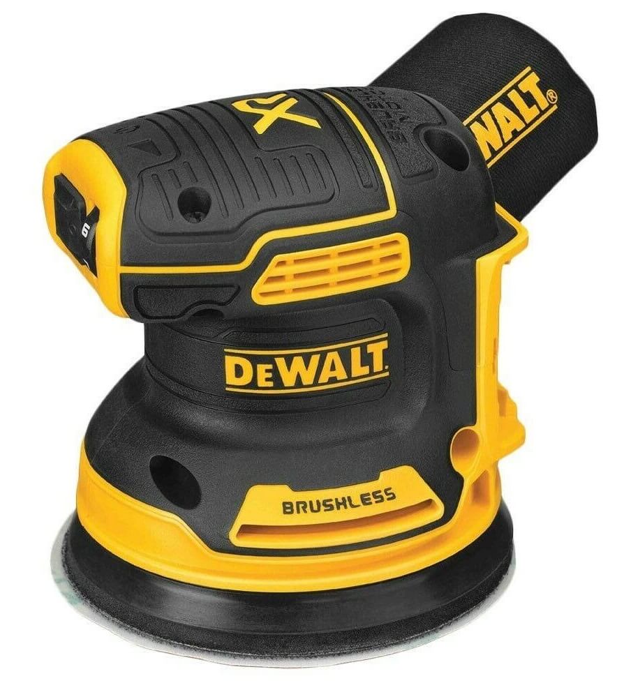 Ексцентрикова шліфмашина акумуляторна DeWalt DCW210N каркас в картоні