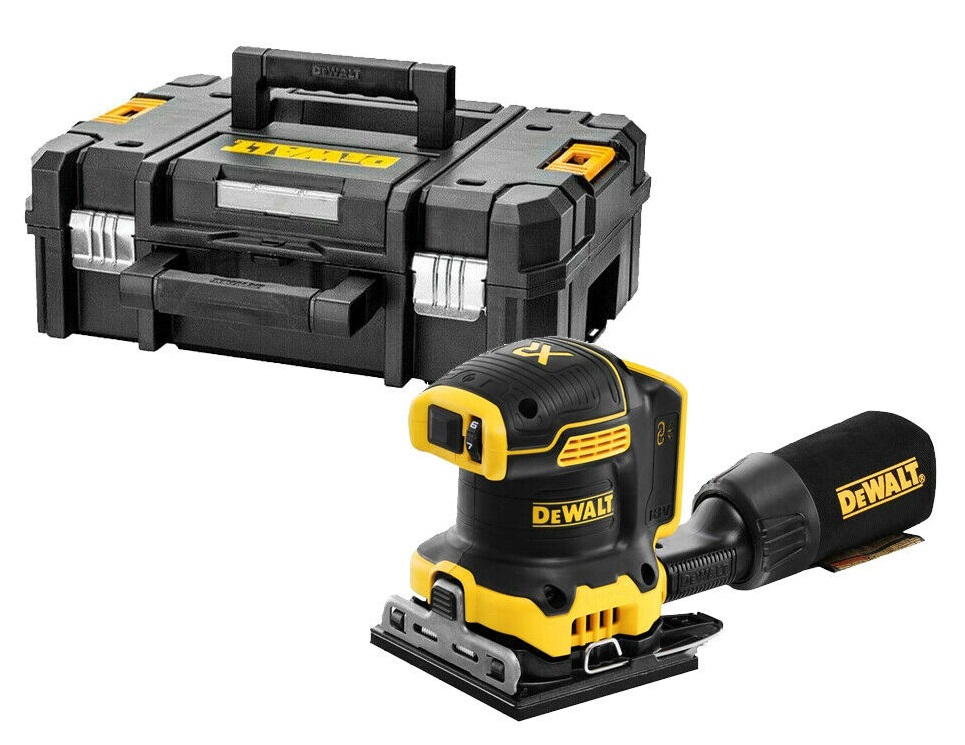 Акумуляторна вібраційна шліфмашина DeWalt DCW200NT каркас в кейсі